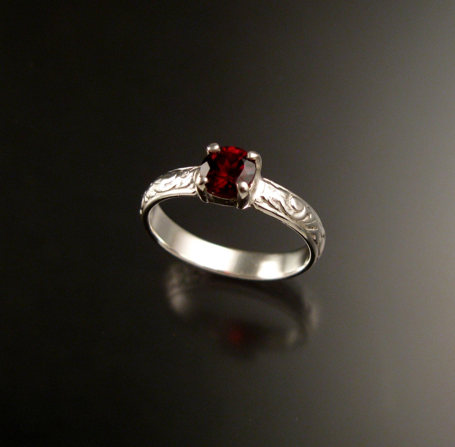 garnet-victorian-wedding-ring-14k-white-gold-ruby-substitute-engagement-ring-made-to-order-in