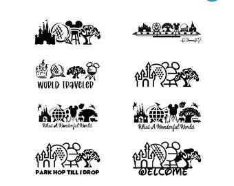 Traveler SVG Bundle: World Adventure Clipart (Digital Download, PDF, PNG Files)