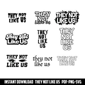 Sie mögen uns nicht SVG Png Bundle, sie mögen uns nicht T-Shirt Sublimation, trendiges Shirt Design, digitaler Download