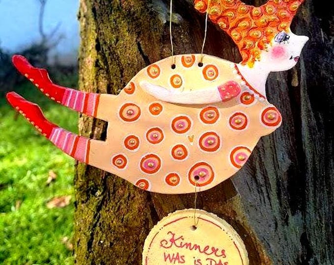 Tokoindah Bambuswindspiel Handarbeit - Eule, Drache Oder Vogel