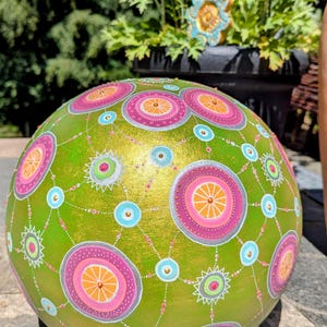 Garden ball decorative ball ceramic for garden and house handmade