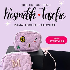 Make-up-Tasche Als Muttertagsgeschenk – Personalisiert Mit „Beste Mama“, Geschenk Von Tochter Oder Sohn