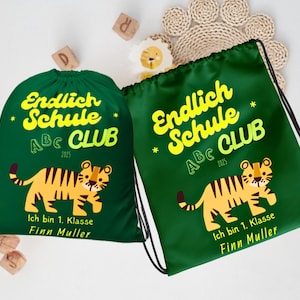 Back to school 2025 school introduction gym bag children personalized with name, children&#39;s gym bag, sports bag