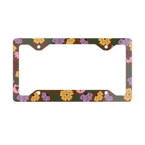 Eras Surprise song Piano Flowers Metal License Plate Frame, Car Accessory, Unique Gift, Personalized Home Decor, Spring Vibes, Boho Style
