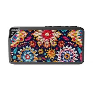Kaleidoscope Floral Bluetooth Speaker: Colorful Sound for Parties, Home Decor, Music Lovers, Gifts, Outdoor Events
