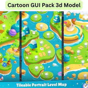 Cartoon GUI Pack v2.0.4 3D Model