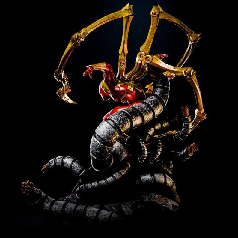 Iron Spider STL, 3D Printable Marvel Spider Man, Movie Accurate Model ...