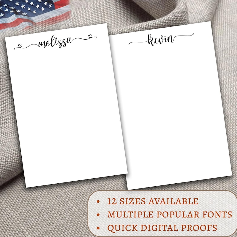 Flourish Notepad - Etsy