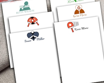 Personalized Table Tennis Notepad – Custom Ping Pong Stationery Pad – Gift for Coaches, Players, Kids, Teams
