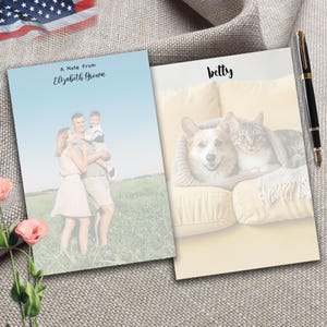 Personalized Photo Notepad – Add Your Family or Pet Picture – Thoughtful Custom Gift for Animal Lovers or Loved Ones