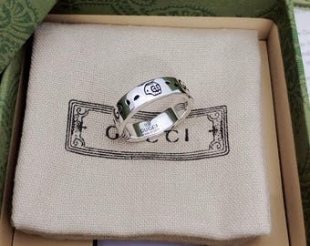 Anillo vintage de plata 925, anillo fantasma para hombres y mujeres, regalo para amigos.