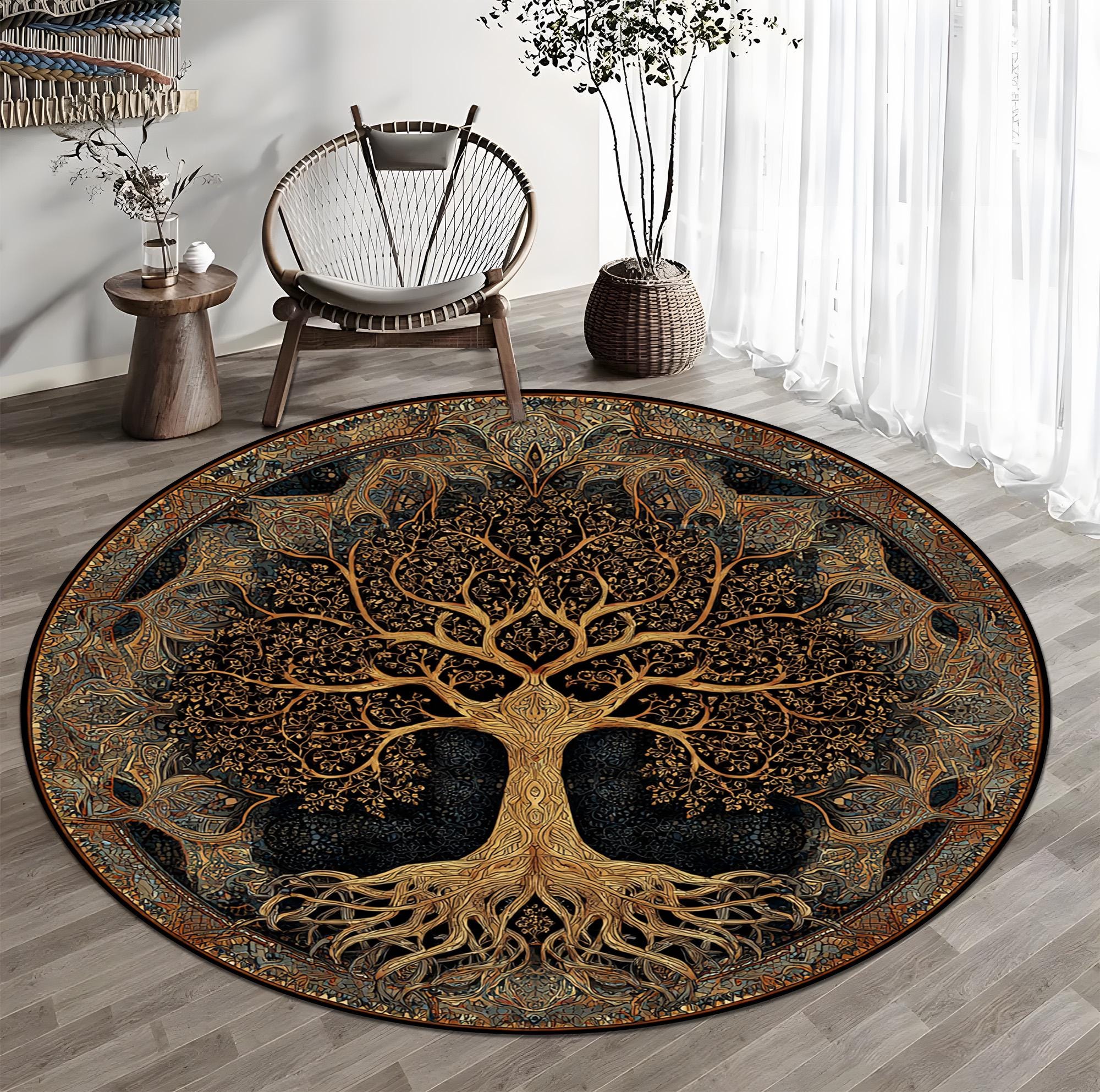 Tree of Life Rug - Etsy
