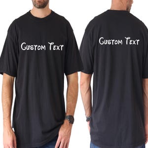 Foto Tshirt Bootleg T-Shirt Bild - Benutzerdefinierte Kleidung Unisex Streetwear, Ihr Text einfaches grafisches T-Shirt, 16