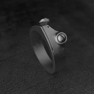 Frog Ring in 925 Sterling Silver – Handmade Animal Jewelry, Cute Nature-Inspired Ring, Friendship or Sympathy Gift for Frog Lovers