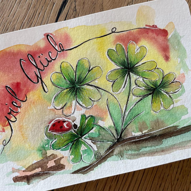 kleeblatt-mit-marienk-fer-etsy-de