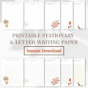 JW Stationary Writing Paper | Field Service | JW Printable Stationary | JW Ministry | Lined & Unlined Letter  Writing Paper