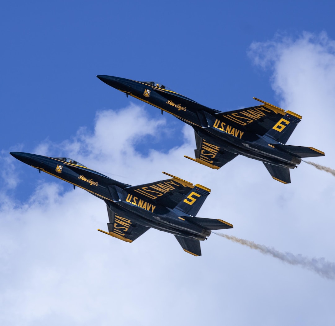 Blue Angel Number 5 and 6 - Aviation Photography - Airforce - Jet Photo ...
