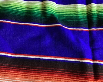 Mexican blanket serape throw
