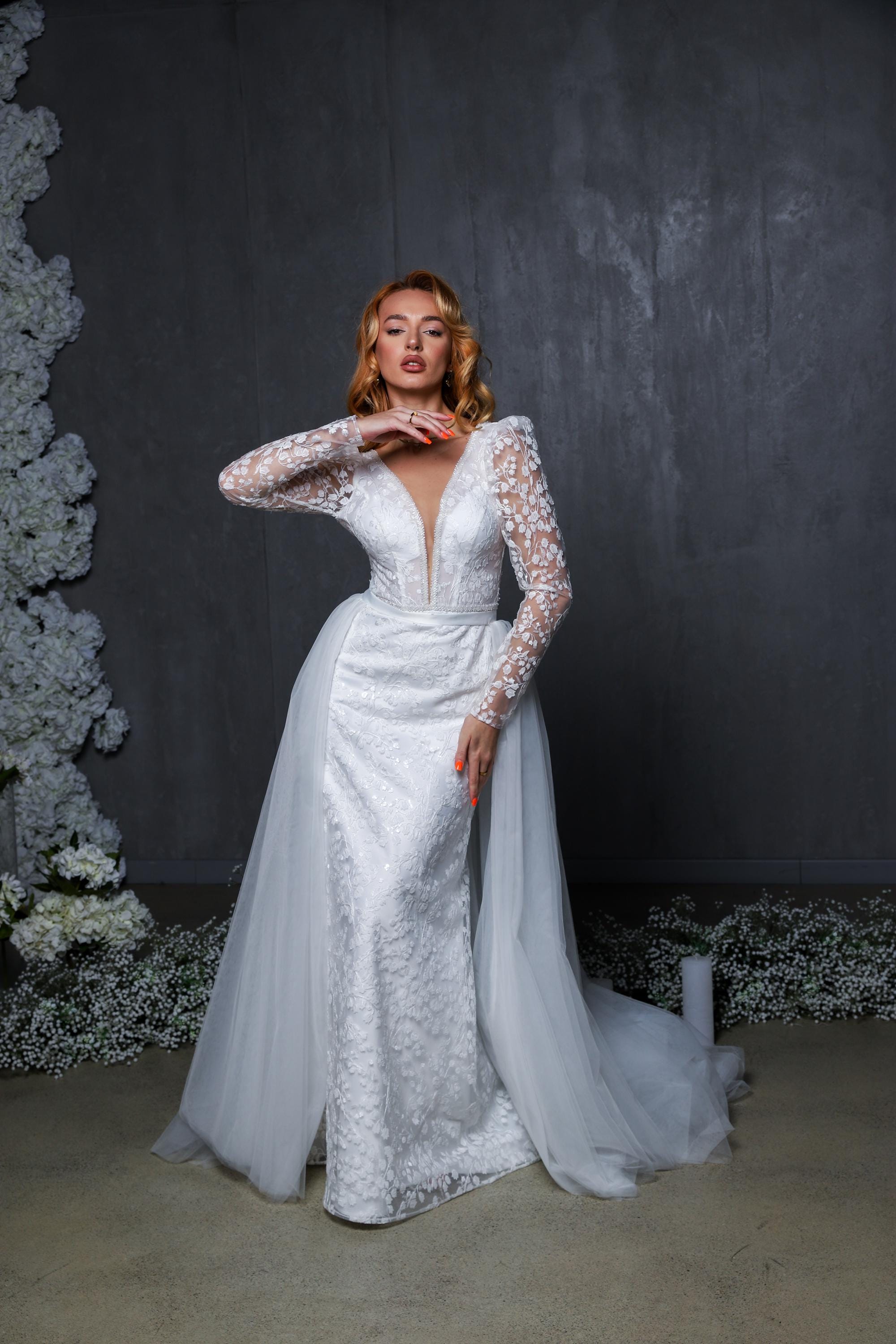 Wedding Dresses With Detachable Train for Sale - Etsy