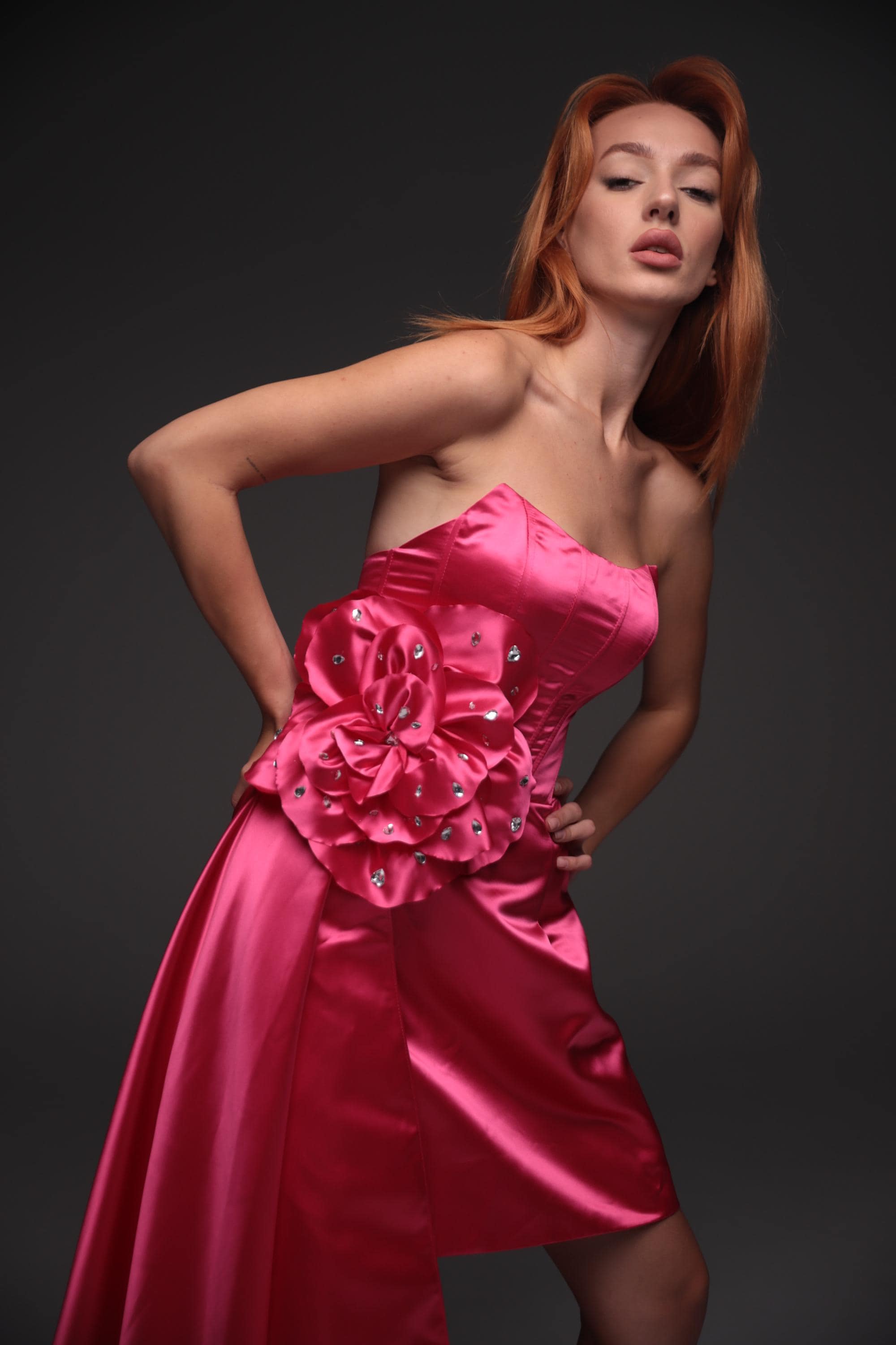 Hot Pink Prom Dress Corset - Etsy