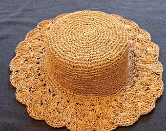 Sombrero de rafia
