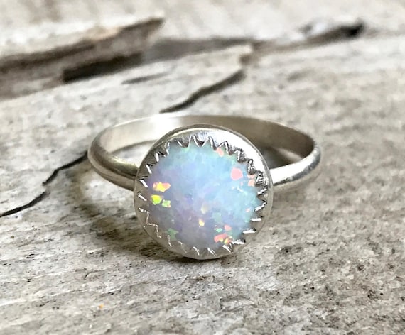 Bezel shop opal ring