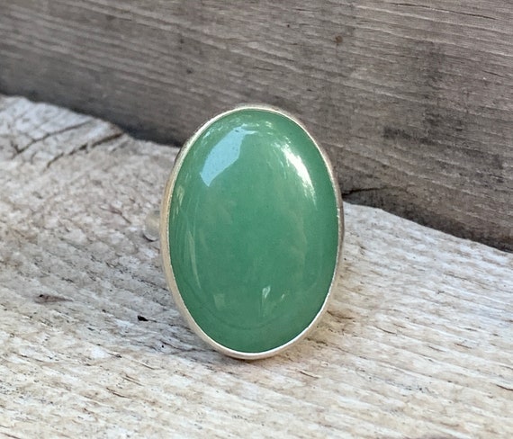 Green Aventurine ring | Soulful Designs