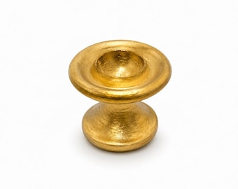 Gold Tealight Candle Holder, Brass Candle Stand, Spiritual Home Decor, Luxury Table Decor, Meditation & Altar Decoration Gift