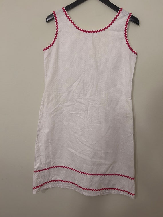 Vintage Strawberry Summer Dress M Medium L Large - image 3