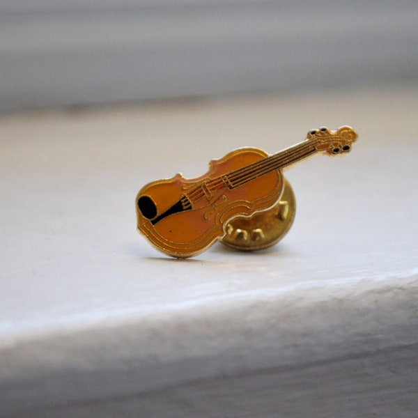 Vintage Classical Violin Music Pin