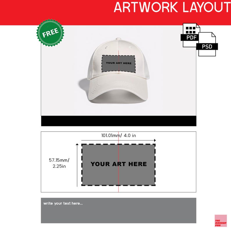 Dad Cap Embroidery Mockup PSD Template: 11 Colors Smart Layers ...