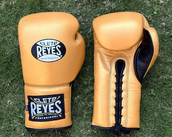 Cleto Reyes Boxing Gloves Lace Up Style, Mexican Leather