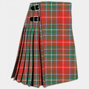 Handmade MacDougal Ancient Tartan Kilt: Traditional Scottish 8 Yard, 16 OZ
