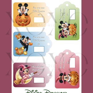 Halloween Pixie dust Tags , Halloween on the high seas, Gift Tags, Digital Download , Ready to print, Cruise, Halloween Disney Cruise