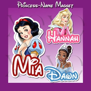 Princess -  Name  cruise door magnet, Cruise door magnet, Cruise, Cruisedoor decoration, Disney cruise door magnet, DCL