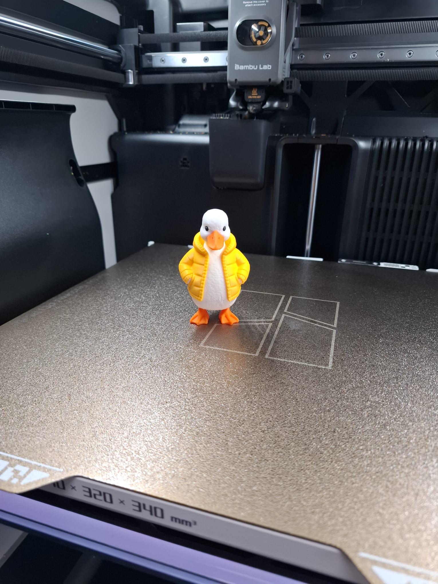 Puff Jacket Duckling. 3d 3mf Print File (with Commercial License) - Etsy