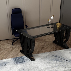 Decorative Desk Office Furniture ,Complete CNC Files , ai,svg,eps,dxf,pdf 001