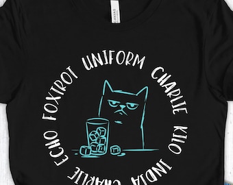 Grumpy Cat anti-IJS-t-shirt, antifascisme pro-democratie T-shirt voor kattenliefhebber, kattenmoeder cadeau voor liberale activist, shirt No Kings Protest