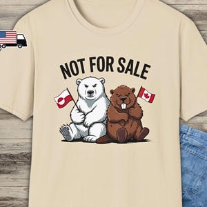 Camiseta "Canadá no se vende", camiseta "Groenlandia no se vende", camiseta "Canadá y Groenlandia no se venden", camiseta anti-Trump y anti-Maga G6PC