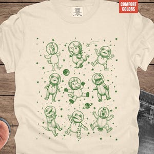 Comfort kleuren opblaasbaar kikkerprotest-T-shirt, grappig portlandkikker-T-shirt, drijvende dinosaurus eenhoorn kip kostuums astronauten in de ruimte