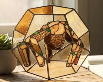 Rocky Project Hail Mary RESIN Suncatcher, Faux Stained Glass Decor, Sci Fi Book Lover Gift, Bookshelf Gift for Readers, Wall Hanging Art
