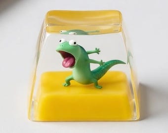 Lizard Tom Keycap, Hoppers Movie, Cute Keycap Gift, Artisan Keycap, Funny Resin Keycap, Keyboard Decor, Gift for Friends, Girlfriend Gift