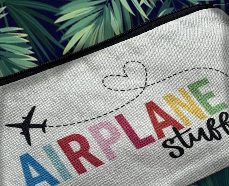 Airplane Travel Pouch, Plane Bag, Flight Organiser for Passports and Documents, Travel Accessories, Holiday Essentials image 6