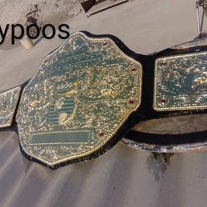 NEW World Heavyweight BIG GOLD Championship belt 6mm replica belt