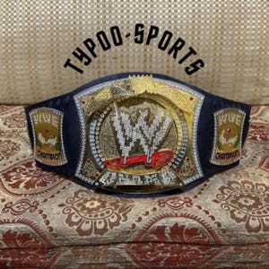 Handmade World Heavyweight Spinner Championship Belt - World Heavyweight Spinner Wrestling Replica Title Championship Belt 6mm