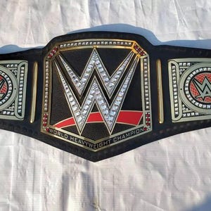World Heavyweight Championship Wrestling Replica Title Belt AJ Style 4mm