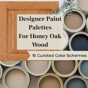 Färger som passar till skåp och trä i honungsfärgad ek | Designer Color Collection