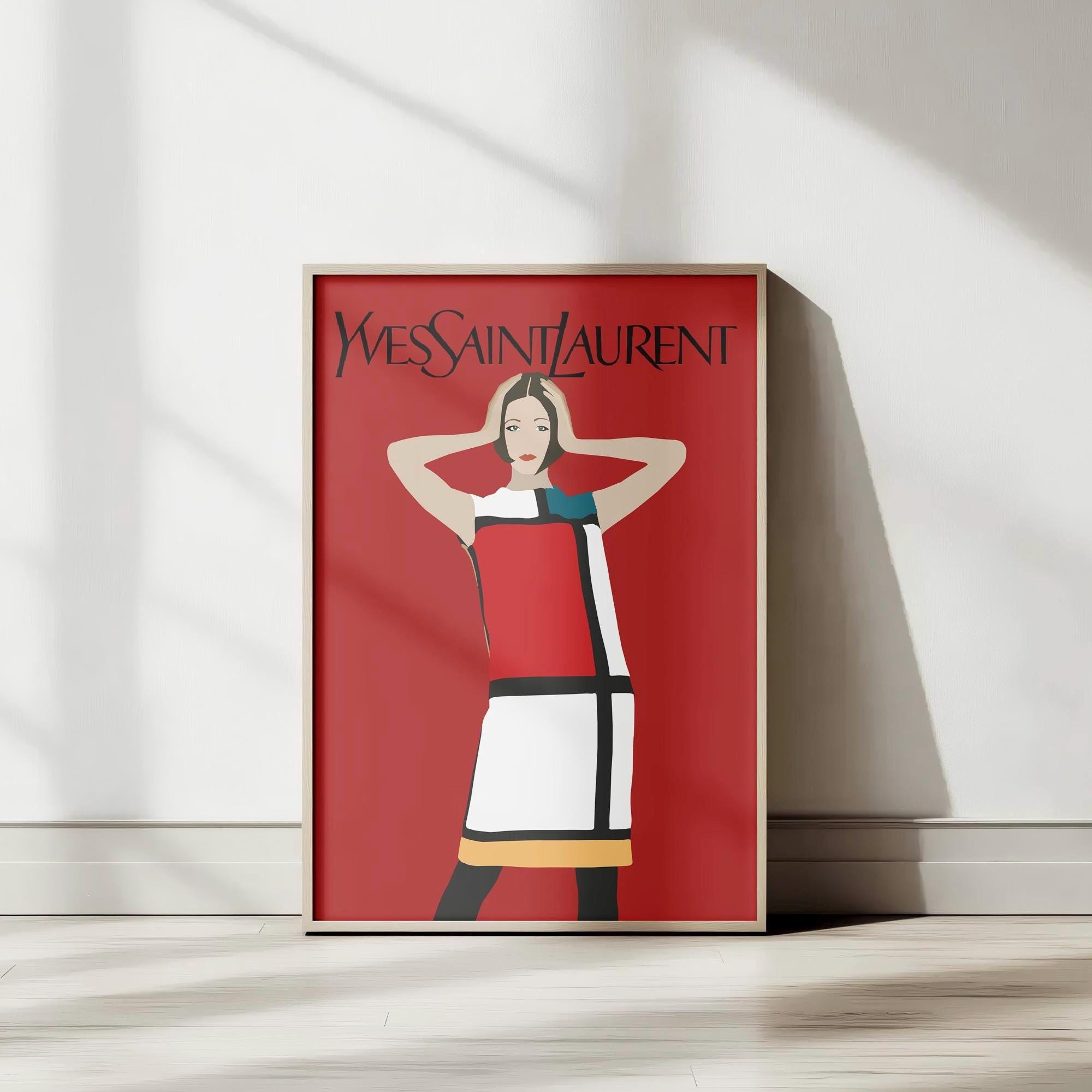 YVES SAINT LAURENT les Quatre saisons L'Autnmne - eurodeco