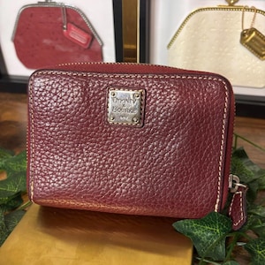 Cartera de cuero Dooney & Bourke - Borgoña intenso