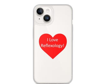 I Love Reflexology Clear Case for iPhone® (Multiple iPhone Models)